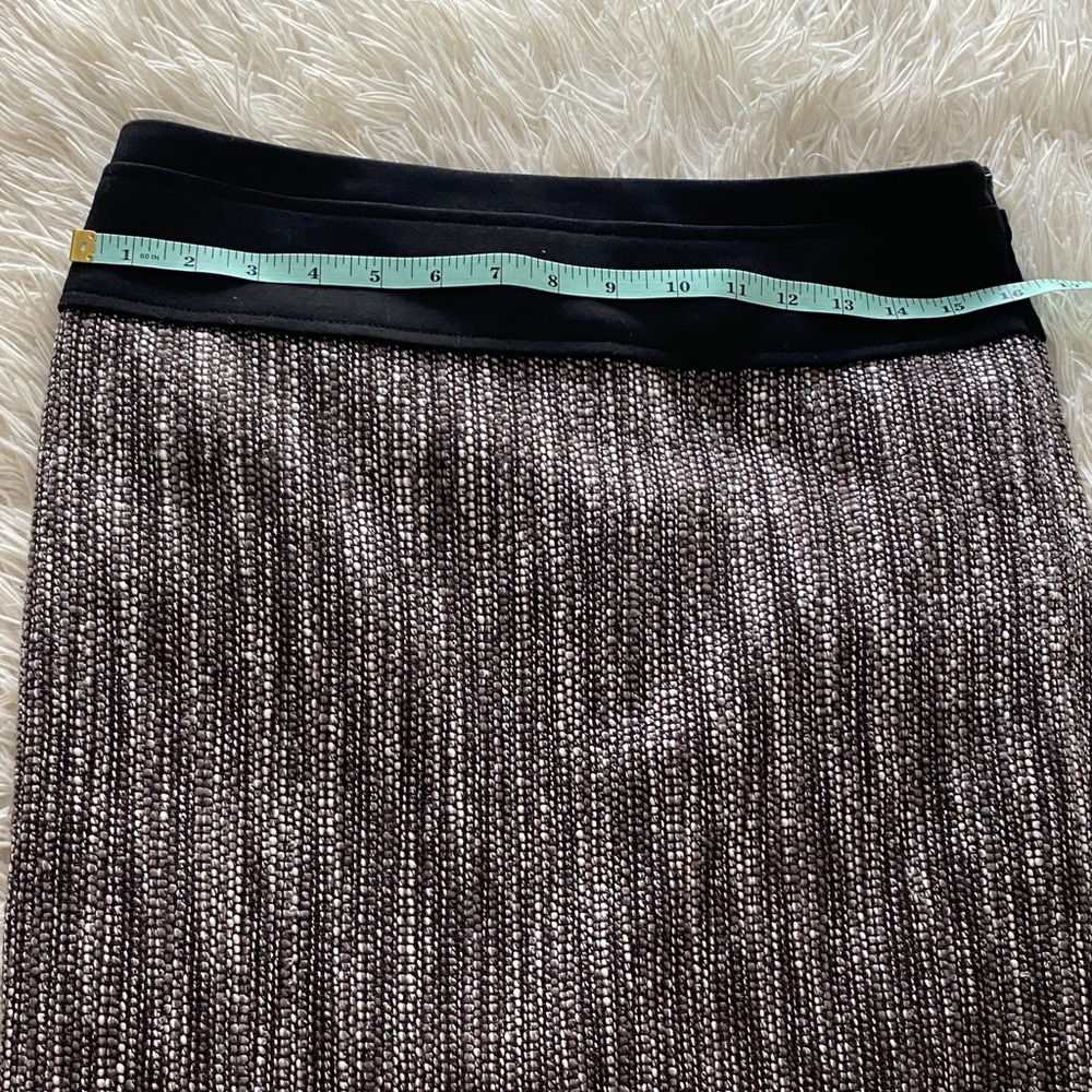 The Limited Tweed Pencil Skirt Size 4 Wide Waistband Career Office Workwear - Picture 7 of 9